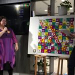 Last talk of the night: @knitterjp and Josh McKenzie talking about mentorship… and Snakes and Ladders. 😂 🐍 #GGDSyd @ofx https://t.co/XBpOvUdzdv