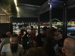 Enjoying @DDDPerth speaker drinks! @FakeSamRitchie @usualballer #dddperth https://t.co/7Hts00RlbX