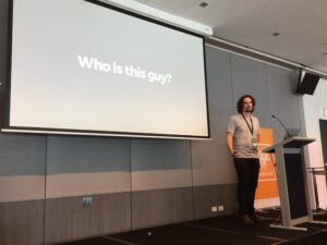 Who is this guy? It’s @the_nathanjones! #dddperth https://t.co/QPvCFO2nUo