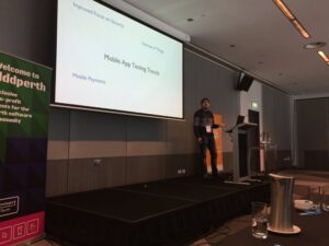 Really loving Subrata’s energy! Learning about challenges and trends in mobile testing automation. #dddperth https://t.co/P36qqeTaLt