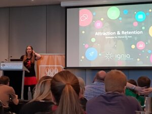 RT @msandfor: @TGAsuperheroes Donna Edwards @Ignia_AU talking about hiring and retention for diversity at #dddperth https://t.co/d9UP5t0L9y