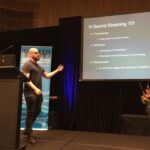 Roman from @QuantiumAU walking us through a “simple” conversion from batch processing to streaming. “We thought it would be fun!” 😂 #YOWData https://t.co/VrKAfilnFy