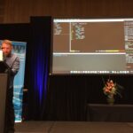 Live coding! @YRodenski is giving us a demo of using Apache Amaterasu to deploy a data pipeline. #YOWData https://t.co/BARGzeWRtV