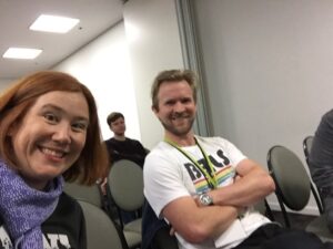 Matt from @ultrawebsites and @MelbMobile will be introducing the next session in the green room at #YOWconnected! @KloudSolutions https://t.co/Y5DcPiB6Wy