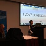 OMG little 3rd grader Clara Lau is presenting why she loves @jewelbots AND I AM DYING. “Coding is fun!” 😭 #YOWConnected https://t.co/rzEx8VrDfu