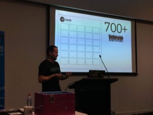 There are 700 ppl at @seekjobs in Melbourne… and only six showers. And summer is coming. 😱 #YowConnected @Hatchman76 https://t.co/keLtiiW4R9