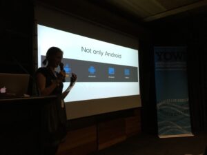 Since it’s from @jetbrains, you know that the tooling for @kotlin is going to be good! @sveta_isakova #yownight https://t.co/izSnDYnSir