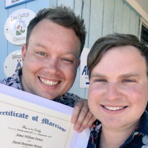 RT @i386: While I was on vacation I married my soul mate 🏳️‍🌈🌺🥂💖👌 https://t.co/W90JEQSaNo