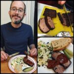 He's making the face again! 36hr sous vide brisket that he then smoked, BBQ sauce, cauli slaw, and bread. He made … https://t.co/NHH1ROaiox https://t.co/83z26jKpa8