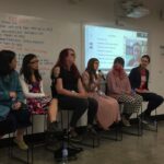 Hearing from the panellists. A lot of them came to games via art, music. A few started their own companies! #womeningamedev https://t.co/oXIjgDSq2g