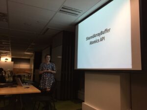 If you really want to shoot yourself in the foot (ie use threads in Node), you can… says @jsscclr. 👞🔫 #nodesydney @NodeSydney https://t.co/YNnMN23UGU