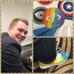 Thanks to @developerjack for my @pridecodes sticker, which matches his awesome shoes! https://t.co/JZetty0j1V