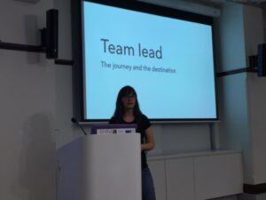 Excited to hear about @lucykbain’s journey from dev to team lead. #ggdsyd https://t.co/rFYWK4DDwr