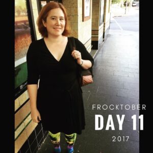 Day 11. Wrap dress and @welovecolors tights. #frocktober #frocktober2017 https://t.co/IEt0pUjF1a https://t.co/7m2DaAKffI