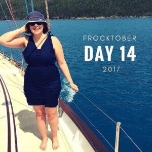 Day 14. At sea! Mississippi Ave. dress. #madebyme #frocktober #frocktober2017 https://t.co/tzgwXKZAT8 https://t.co/XX5QMEoJUG