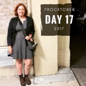 Day 17. Target dress. (Back to reality!) #frocktober #frocktober2017 https://t.co/mIF7QIyTOA https://t.co/qx9bl2cGUm