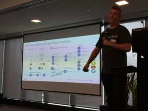 9am on a Saturday, and we’re straight into IoT, AI, and ML with Scott Thomson from @googlecloud! #devfest17 @gdgmelbourne https://t.co/bSDy0JCBSY