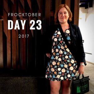 Day 23. Glow-in-the-dark Washi dress. #madebyme #frocktober #frocktober2017 https://t.co/ubkWOkTgLx https://t.co/Tj7LSw3FWm