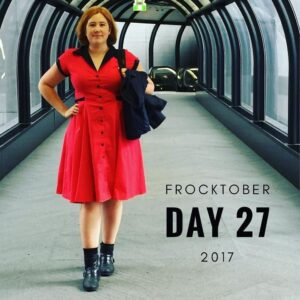 Day 27. Diner dress from @heartofhaute! #frocktober #frocktober2017 https://t.co/UV7VLKg5z1 https://t.co/1vJjS4Gj2Y