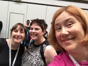 We convened a coven during the morning tea break. *cackle* @cathyblabla @LizlingC #wds17 #summit17 https://t.co/cgPajFGn2g