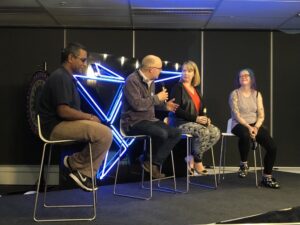 Kicking off the Q&A panel with all the speakers. @owensenior asks where to start if you join a company that needs a *lot* of help... #sydtechleaders https://t.co/qXsuSX22Af