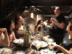 Massive congrats to @azadehkhojandi, who somehow managed to wrangle 15 women from the Sydney Tech community to dinner together! https://t.co/tFFPC9xSyE