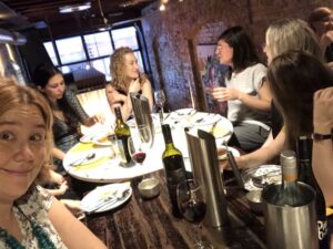 Massive congrats to @azadehkhojandi, who somehow managed to wrangle 15 women from the Sydney Tech community to dinner together! https://t.co/tFFPC9xSyE