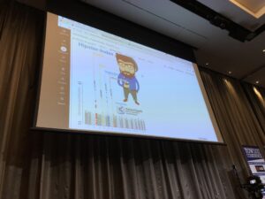 SCIENCE! 👩🏻‍🔬 The four locations/signals that contribute to the hipster genome. 😂 (I suspect some self-identification happening in the #yow17 audience!) https://t.co/uAsrGWfWrG