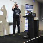 RT @StewGleadow: Hearing Steve Freeman talking about TDD at #yow17 - bit of a GOOS fan boy moment. Love the T-Shirt https://t.co/jmgISya67Q