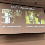 Fascinating stuff as @xerxesb walks us through the history of cochlear implants. It's the only device humans have ever invented to restore one of the five senses. #yow17 https://t.co/NnU21QtLCV