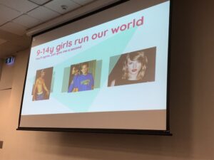 . @SaraJChipps has made a convincing case why 9-14yo girls run the world. Dismiss this demographic at your peril! #yow17 https://t.co/kL5HXFxPa6