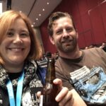 When @jedws reaches into his backpack and says "Do you want a beer?" YOU SAY YES. #yow17 🍻 https://t.co/8vaIx6Y7cF