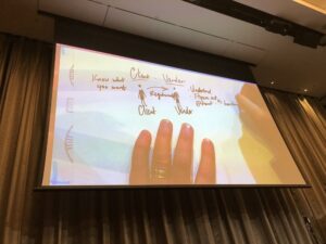 I've never seen Sharpie presentation mode before! #yow17 https://t.co/SQ2TBXUPXk