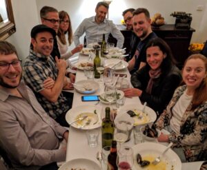 RT @lynnlangit: great conversations at @yow_conf speaker dinner #yow17 https://t.co/1pGOTubHqK