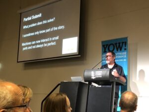 Ugh. As a human I wish all forms would accept partial submit rather than failing and forcing re-entry of all fields. #yow17 @mamund https://t.co/rBu2spDtOF