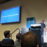 The room broke into spontaneous applause as @simonbrown said architects "don't need to use UML." 😂 #yow17 https://t.co/bwwZTXpXgx