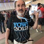 Managed to find someone wearing a @yow_conf 2012 shirt yesterday - thanks Jim Hogan! I should start awarding a prize to whoever wears the oldest one in each city. 😂 #yow17 https://t.co/8907nPP9GY