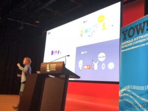 I cannot tell you how much I'm enjoying this talk - and I'm not a parent or educator. I just love seeing someone explain complicated concepts in such a novel, human way. Inspiring! ❤️ @lindaliukas #yow17 https://t.co/5uA3B9BfqH