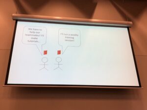 When the team hit a hard spot 6 months in, the FP experts at @REA_Group stepped up to help their colleagues and provide psychological safety. (Related: I've found FP community folks like @KenScambler and @jedws to be very welcoming and helpful to newbies!) #yow17 https://t.co/iHgajrE13j