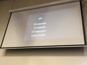 Programmatically generating the Cochlear device API from a machine (and human) readable specification allows team to constantly upgrade & add features, and also export docs for regulators. #yow17 @adamphosho @mark_sabbatical https://t.co/1Mqqo9uswU