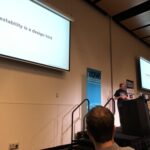 Testability is a design hint. If your code is hard to test, that's a sign you need to refactor. For logging, maybe introduce a monitor or a message bus. @sf105 #yow17 https://t.co/aGioTqSi1A