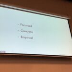 Why does TDD work? 1) Helps you focus. One thing at a time, reliably. 2) It's concrete; allows you to work with examples and pattern matching rather than abstract models. 3) It's empirical. Does this work? If it did, how would I know? Feedback loop. #yow17 @sf105 https://t.co/4N0k8hq26T