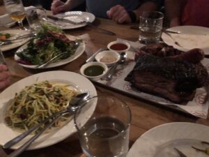 These are the faces of four people who ate a LOT of meat. ☺️🐷 #yow17 @KenScambler @apaipi https://t.co/BeYibMmwxM