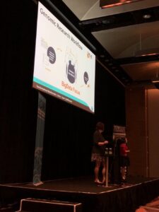 Learning about the work @CSIROnews is doing with @_Makeityours to identify the genetic causes of Motor Neuron Disease. A matrix of 1.7 TRILLION data points is a Big Data problem indeed! #yow17 https://t.co/IShmrwkrFA