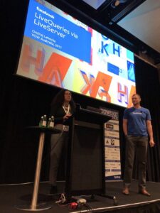 Thrilled to have @taminap here to represent @indigitek and introduce our next speaker Ondrej from @facebook! #yow17 https://t.co/gtRBsxKLMN