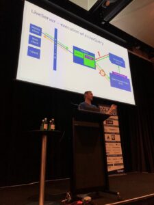 Really cool to learn how @facebook's architecture executes reactive LiveQueries so clients can be updated as data changes. #yow17 https://t.co/oHqrA08C1g