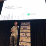 Raft ties logs together. Ahhhhhhhh! Light bulbs all around. 💡 #yow17 @jimwebber https://t.co/dPbaFEyDor