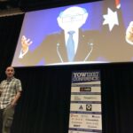 Really enjoying @jimwebber's talk and learning heaps about eventual constistency. Also, an ex-PM tried to assassinate him once by nearly running him down at a sporting event. 😳 #yow17 https://t.co/rZtDRgRgHB