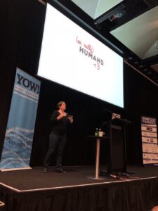 All @kytrinyx did was solve an irresistible problem, but suddenly she was running a massively popular open source project: @exercism_io. It was HARD. #yow17 https://t.co/OFDjEOJdoL