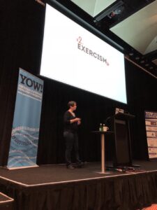 If you want to peek at the new version of @exercism_io, it's at https://t.co/79ddhkgsj3! #yow17 @kytrinyx https://t.co/zbCwNSZAWH